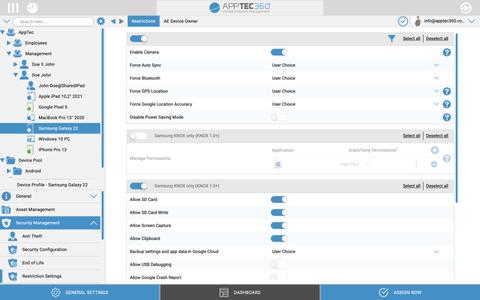 MDM & Kiosk Mode by AppTec360