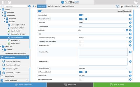 MDM & Kiosk Mode by AppTec360