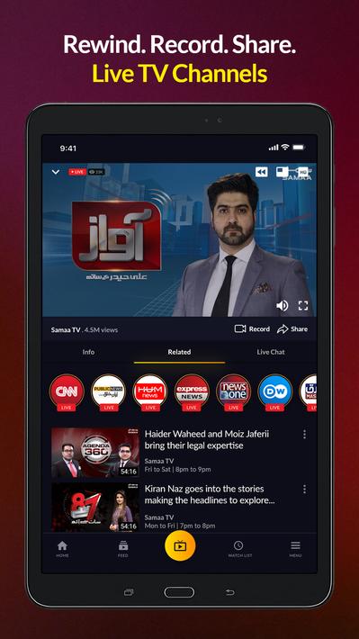 mjunoon.tv: Live News, Dramas