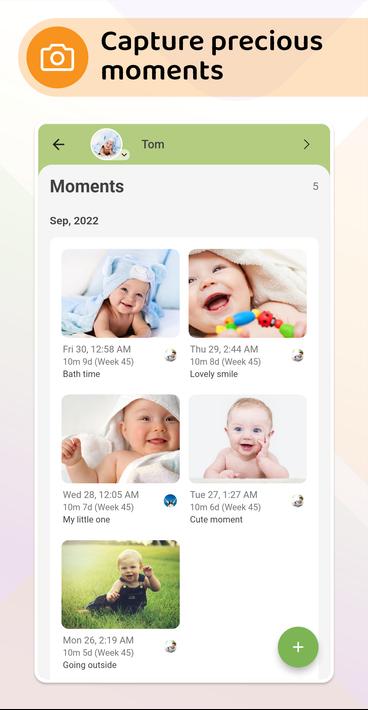 Baby Daybook－Tracker, Schedule