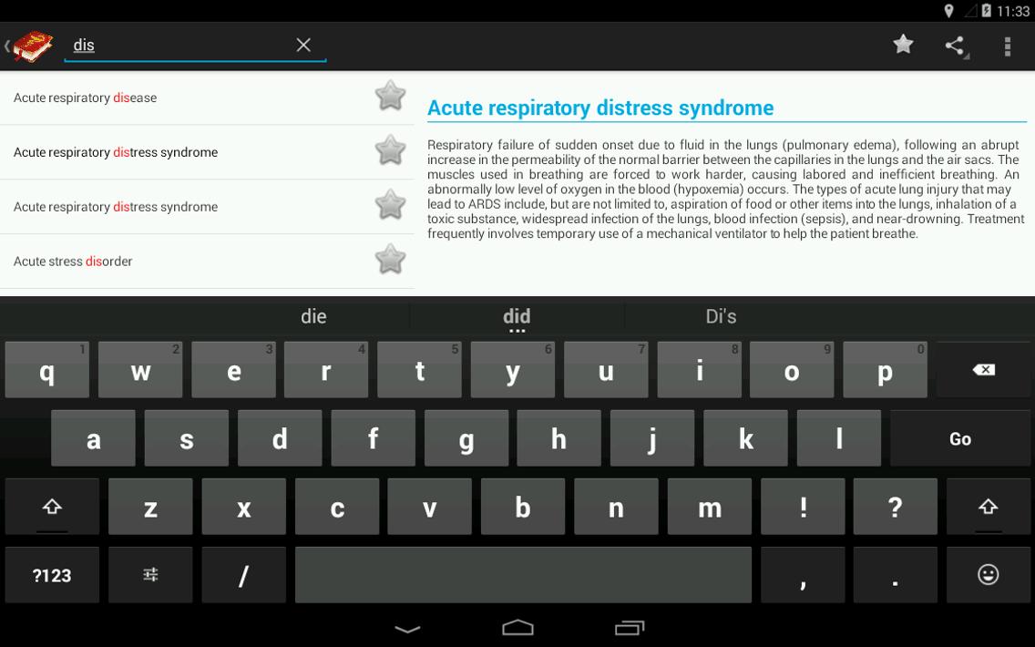 Medical Terminology Dictionary