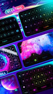 Neon LED Keyboard: RGB & Emoji