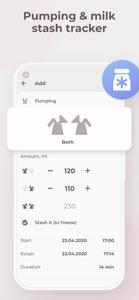 Breastfeeding tracker Pump log