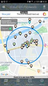 WiFi Passwords Map