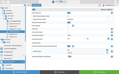 MDM & Kiosk Mode by AppTec360