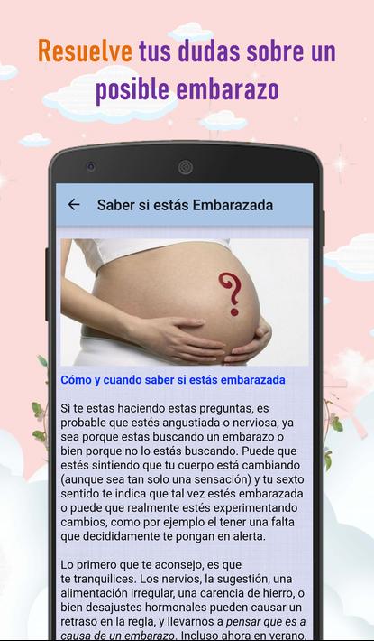 Como saber si estás embarazada