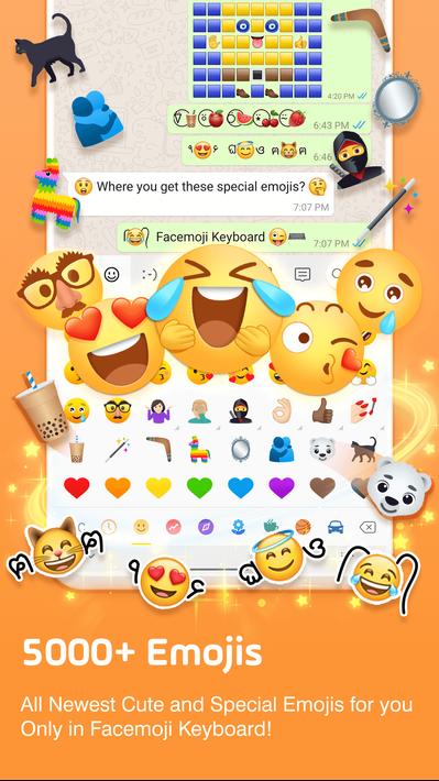 Facemoji Emoji Keyboard&Fonts