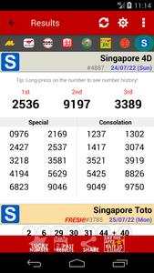 Live 4D Results