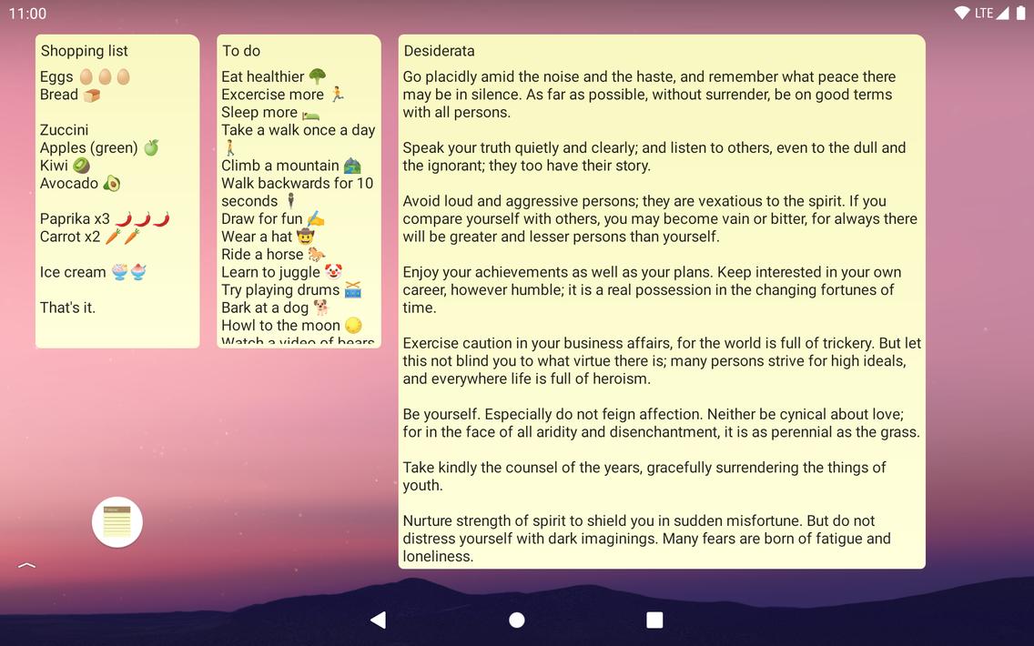 Notepad - simple notes
