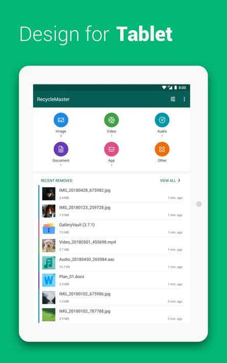 RecycleMaster: Recovery File