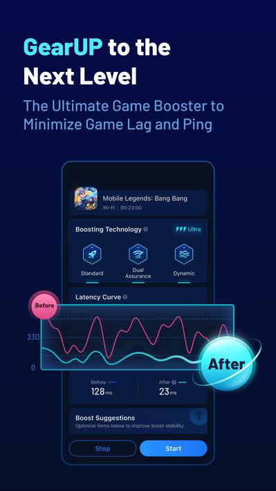 GearUP Game Booster: Lower Lag