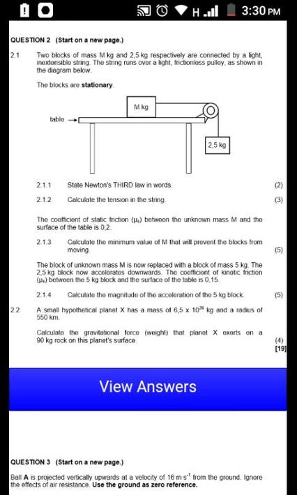 Grade 12 Physical Sciences