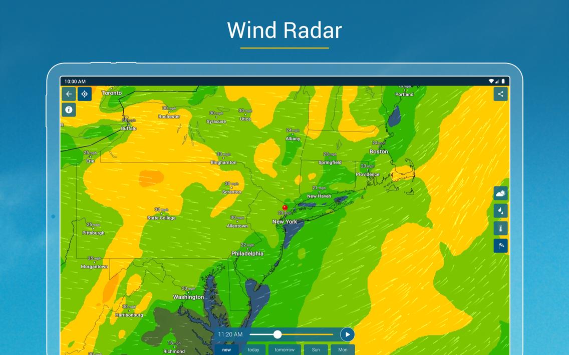 Weather & Radar - Snow radar