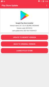 Play Store Update