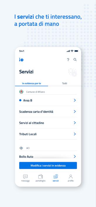 IO, l'app dei servizi pubblici