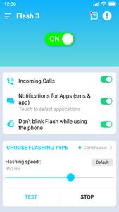 Flash Notification On Call
