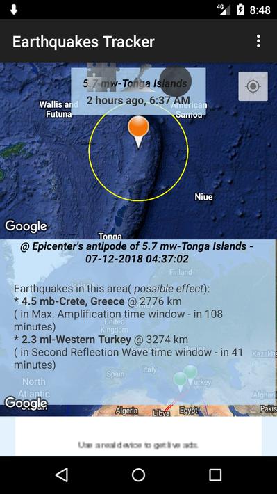 Earthquakes Tracker