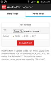Word to PDF Converter