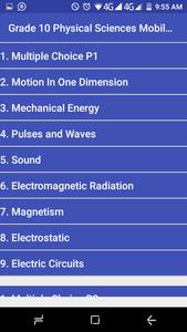 Grade 10 Physical Sciences