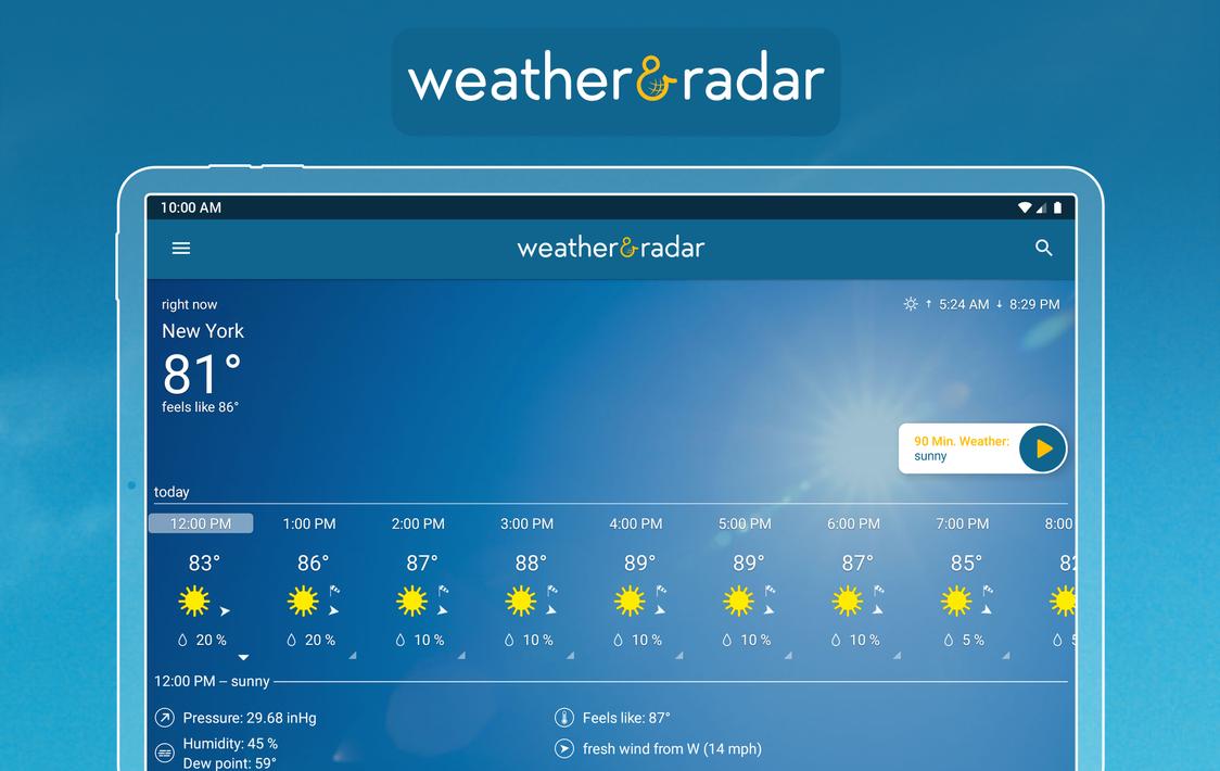 Weather & Radar - Snow radar