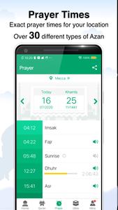 Prayer times, Quran and azan &