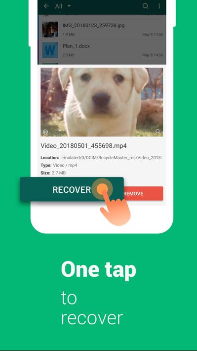 RecycleMaster: Recovery File