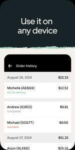 Uber Eats Orders
