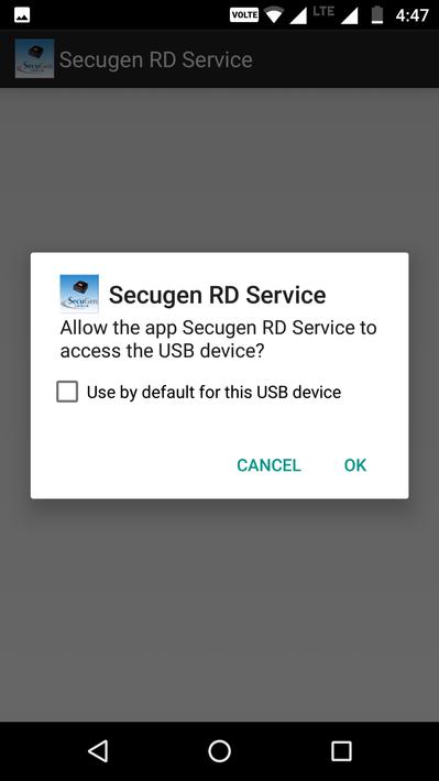 SecuGen RD Service