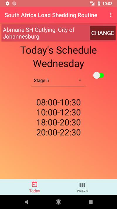 Load-shedding Schedule
