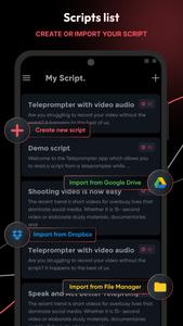 Teleprompter with Video Audio