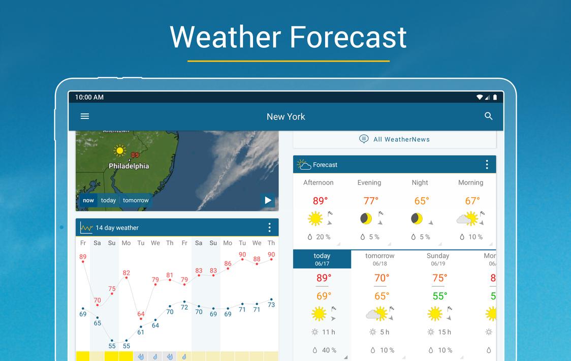 Weather & Radar - Snow radar