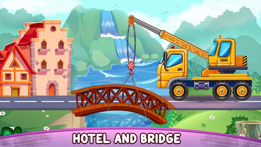 Truck games for kids - builder