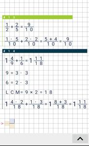 Fraction calculator