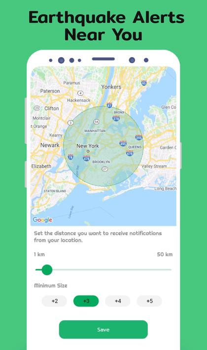 Earthquake Zone | Alert - Map