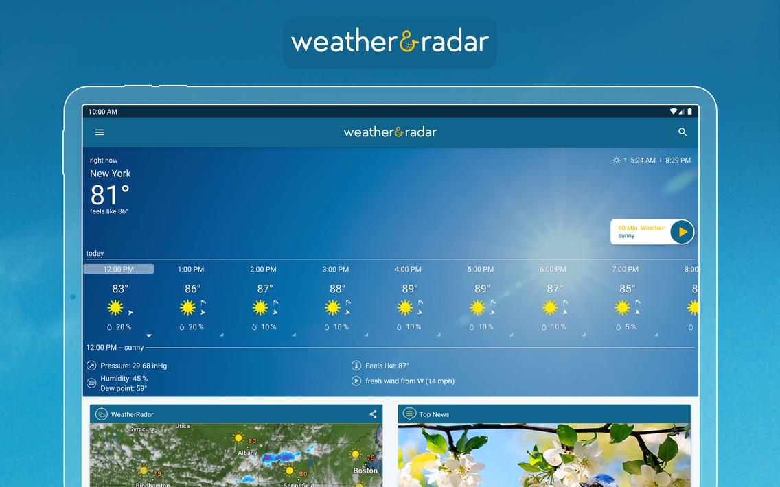 Weather & Radar - Snow radar