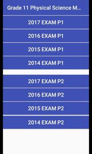 Grade 11 Physical Sciences