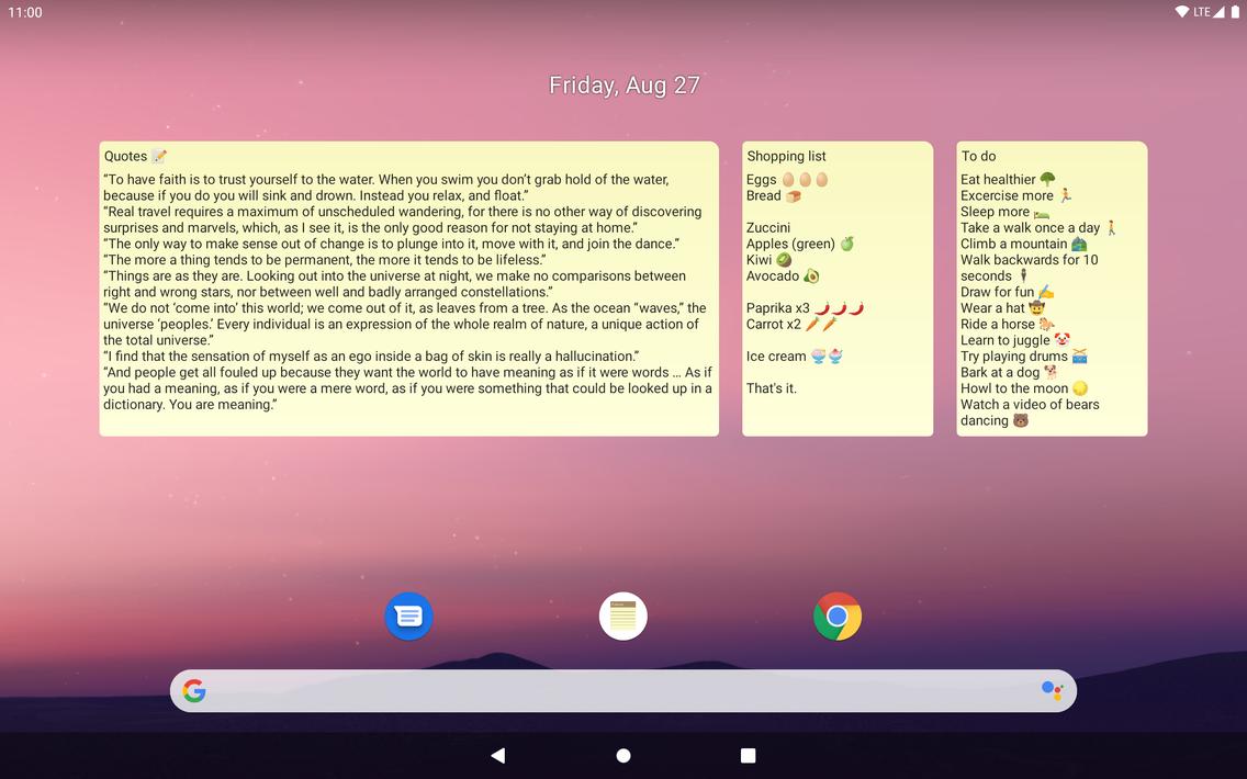 Notepad - simple notes