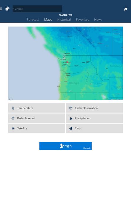 MSN Weather - Forecast & Maps