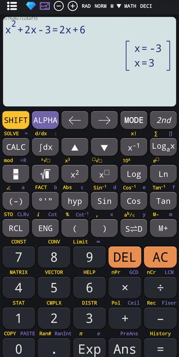 Scientific calculator plus 991