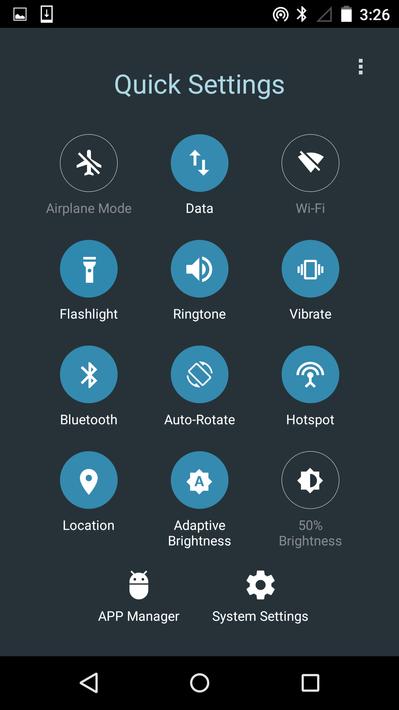 Quick Settings