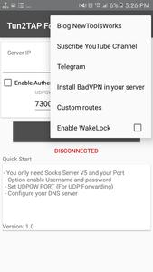 Tun2TAP for Android (Socks To