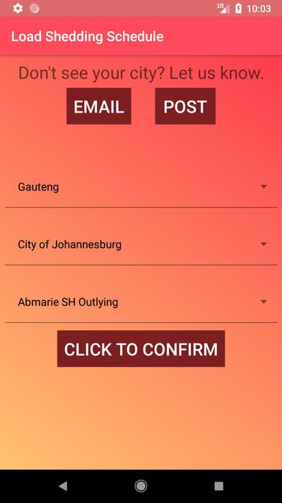 Load-shedding Schedule