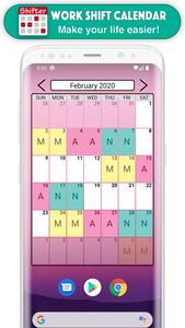Work Shift Calendar
