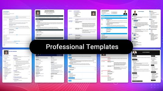 Resume Builder App, CV maker