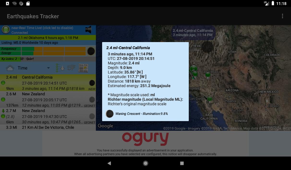 Earthquakes Tracker