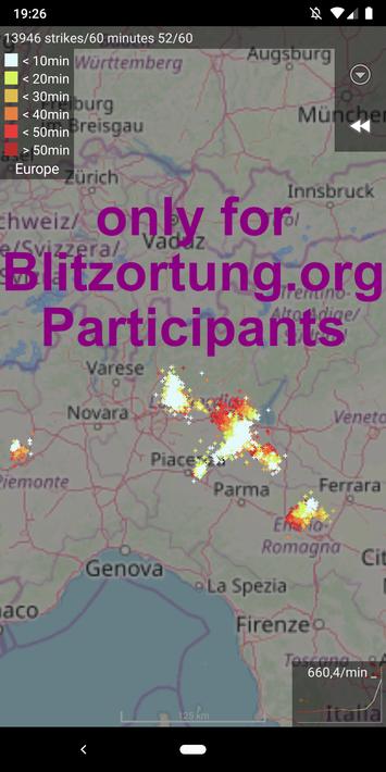 Blitzortung Lightning Monitor