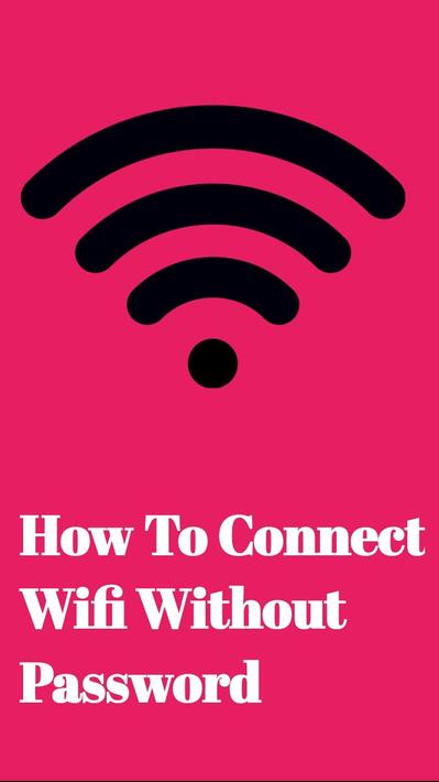 Connect Wifi Without Password