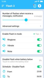 Flash Notification On Call