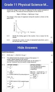 Grade 11 Physical Sciences