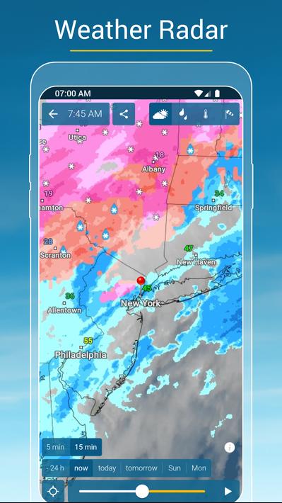 Weather & Radar - Snow radar